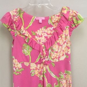 Lily Pulitzer ruffled silk/cotton Clare dress